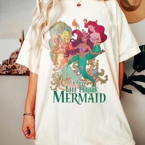 Retro Little Mermaid Black Girl Magic Ariel Fan T-Shirt